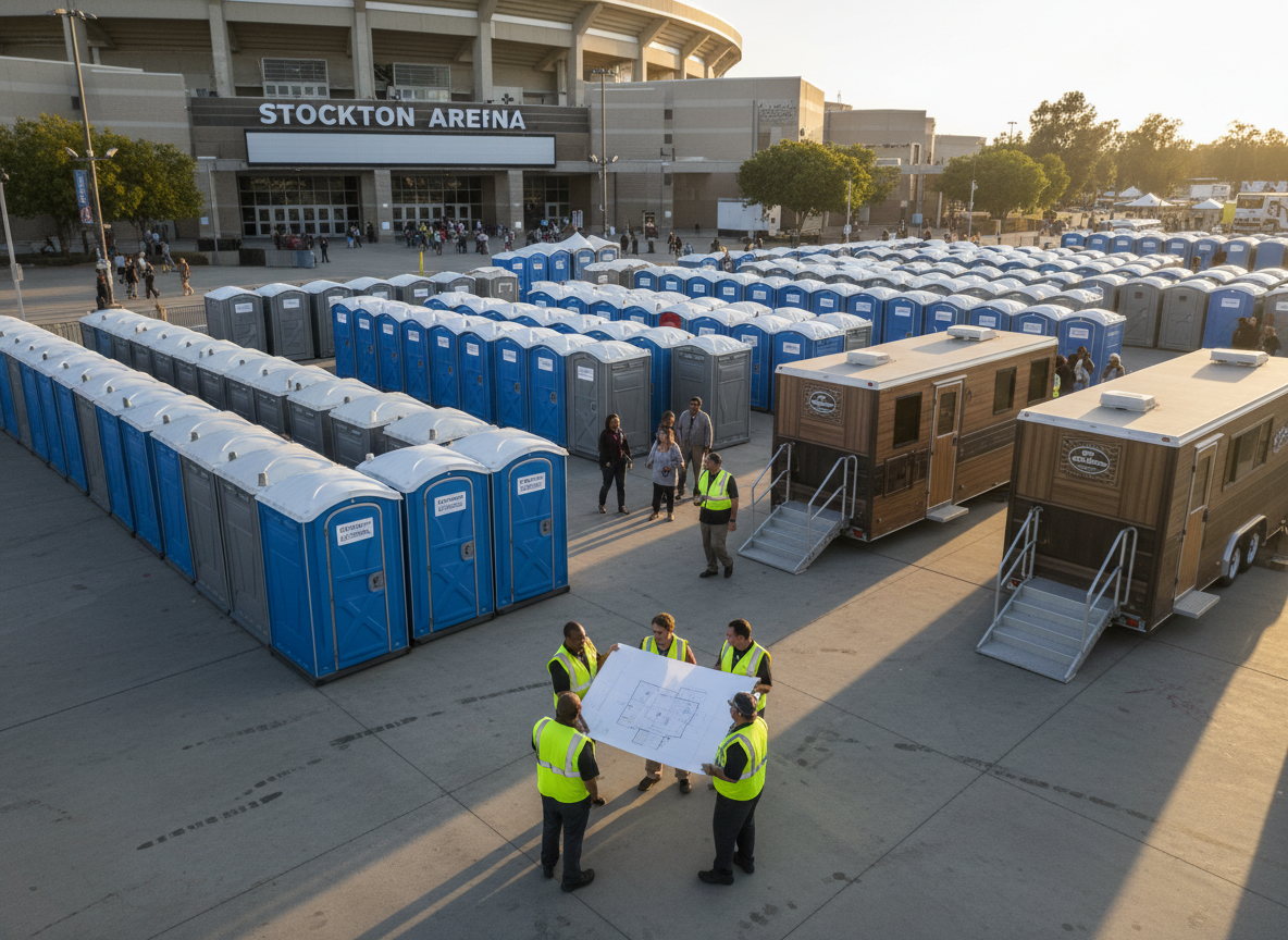 How Many Porta Potties Do You Need For Events At Stockton Arena