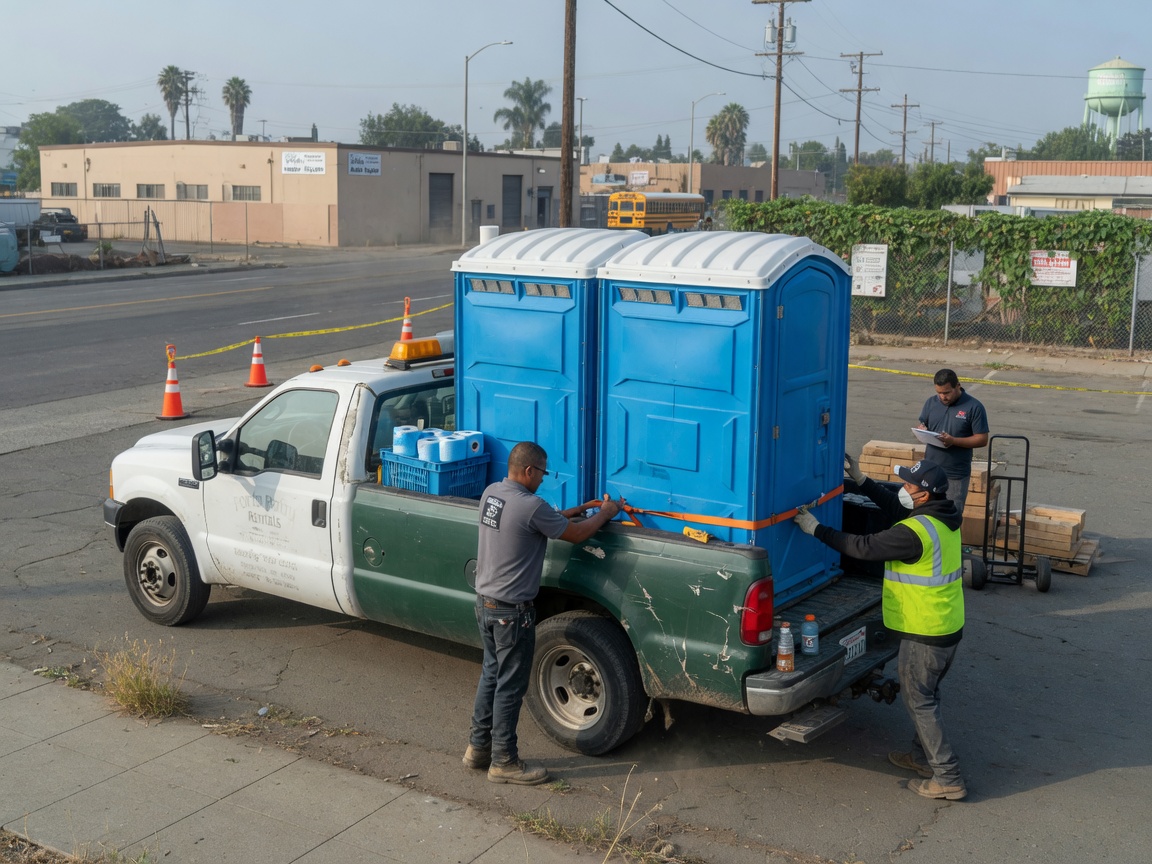 Porta Potty Rentals work by Toilix Porta Potty Rental Stockton in Stockton, CA
